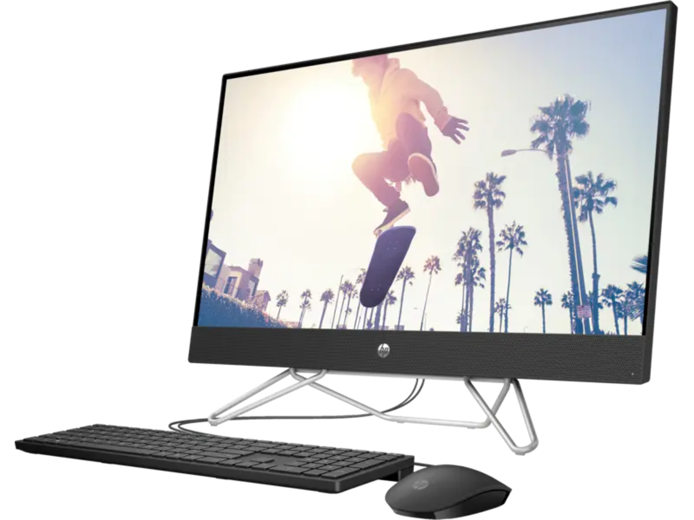 HP AIO 27-cb1158nh Intel® Core™ Ci7-1255U/8GB/512GB SSD/27" FHD Touch, DOS, BLACK image 1