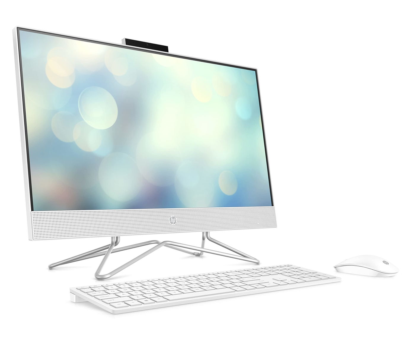 HP AIO 27-cb1157nh Intel® Core™ Ci7-1255U/8GB/512GB SSD/27" FHD Touch, DOS, STARRY WHITE image 1