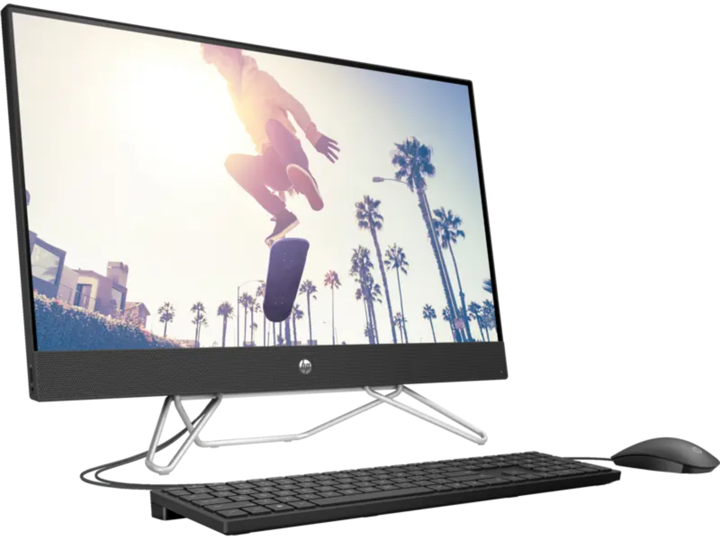 HP AIO 27-cb1158nh Intel® Core™ Ci7-1255U/8GB/512GB SSD/27" FHD Touch, DOS, BLACK image 2