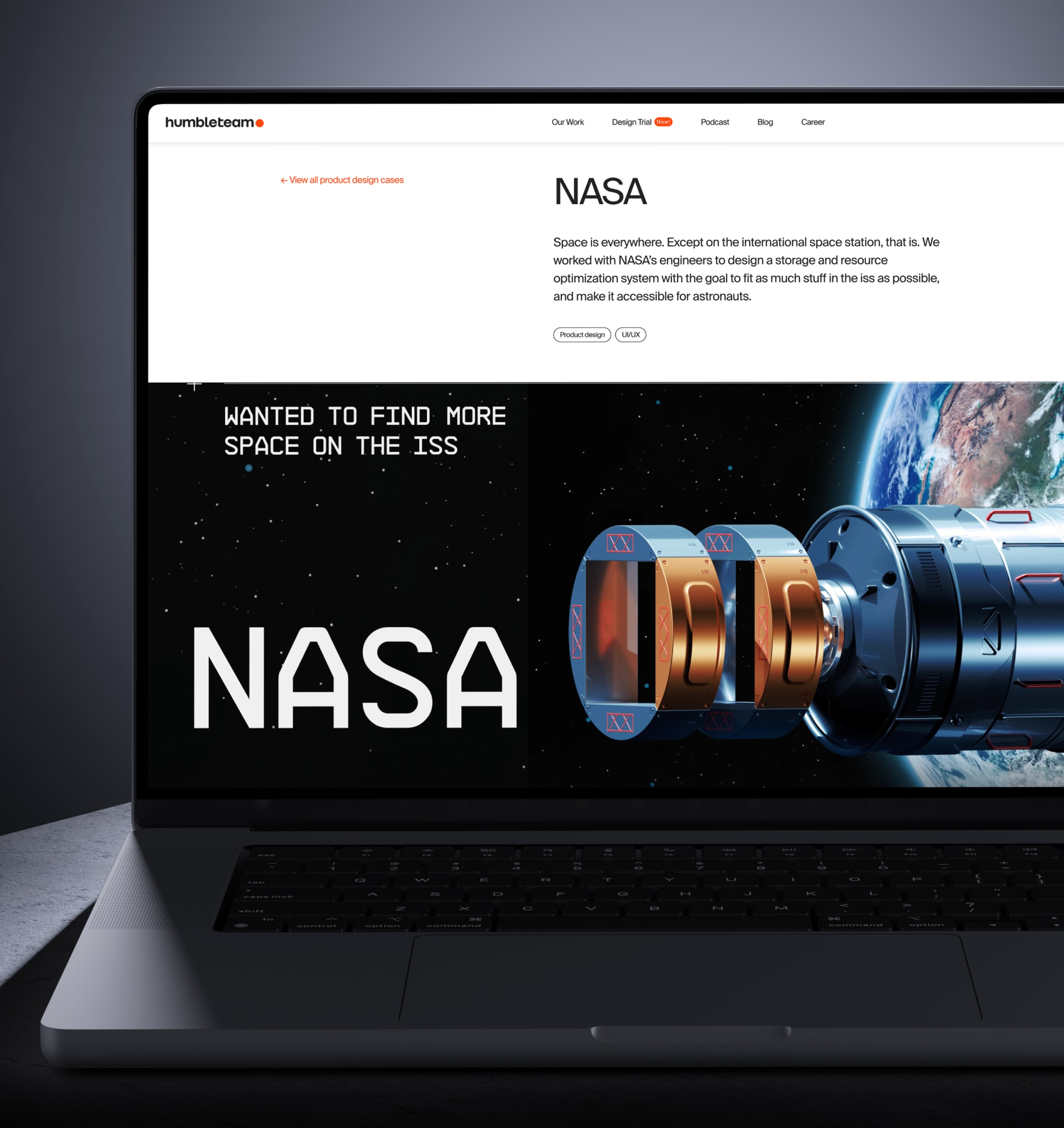 humbleteam nasa case study on desktop