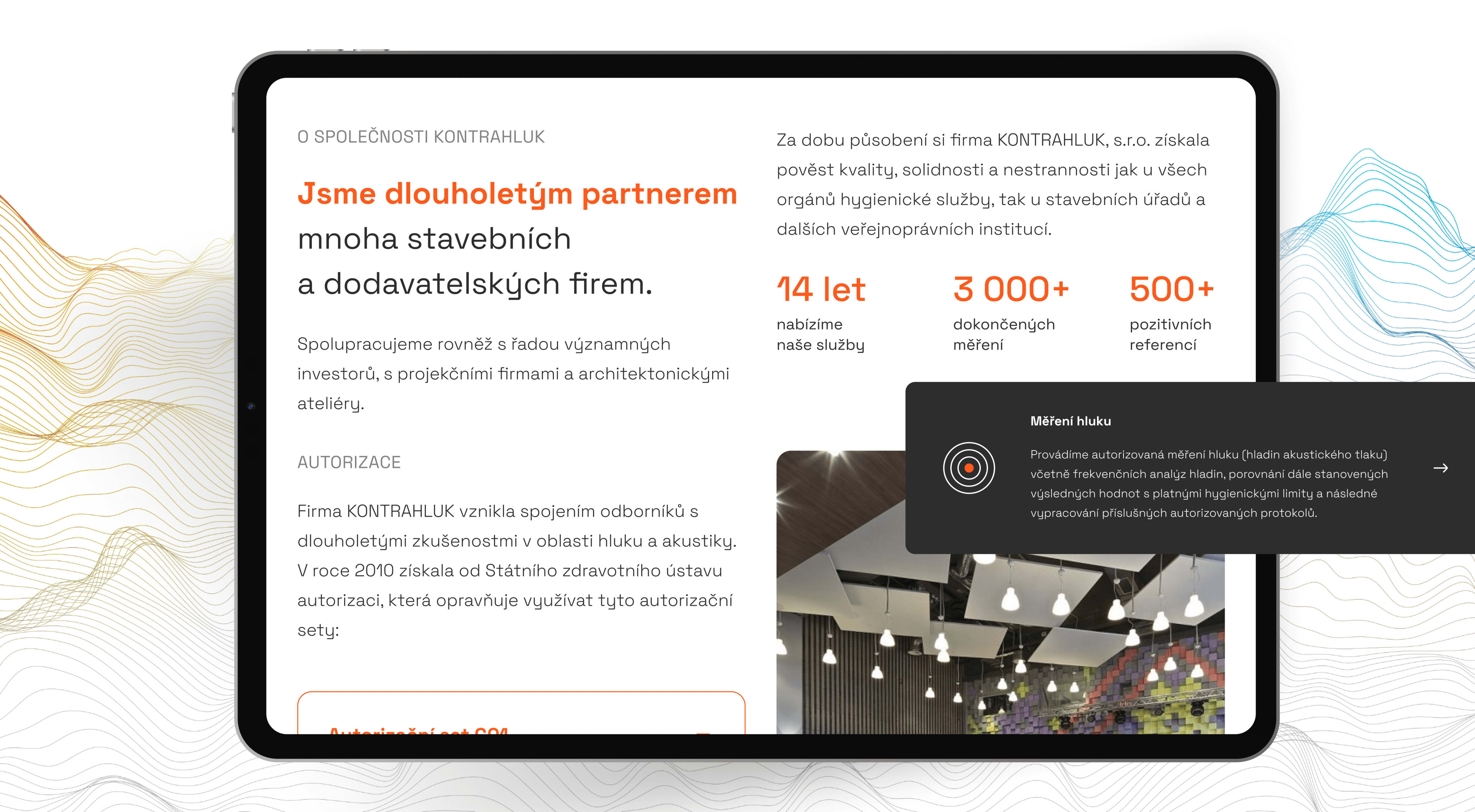 kontrahluk about section on large device