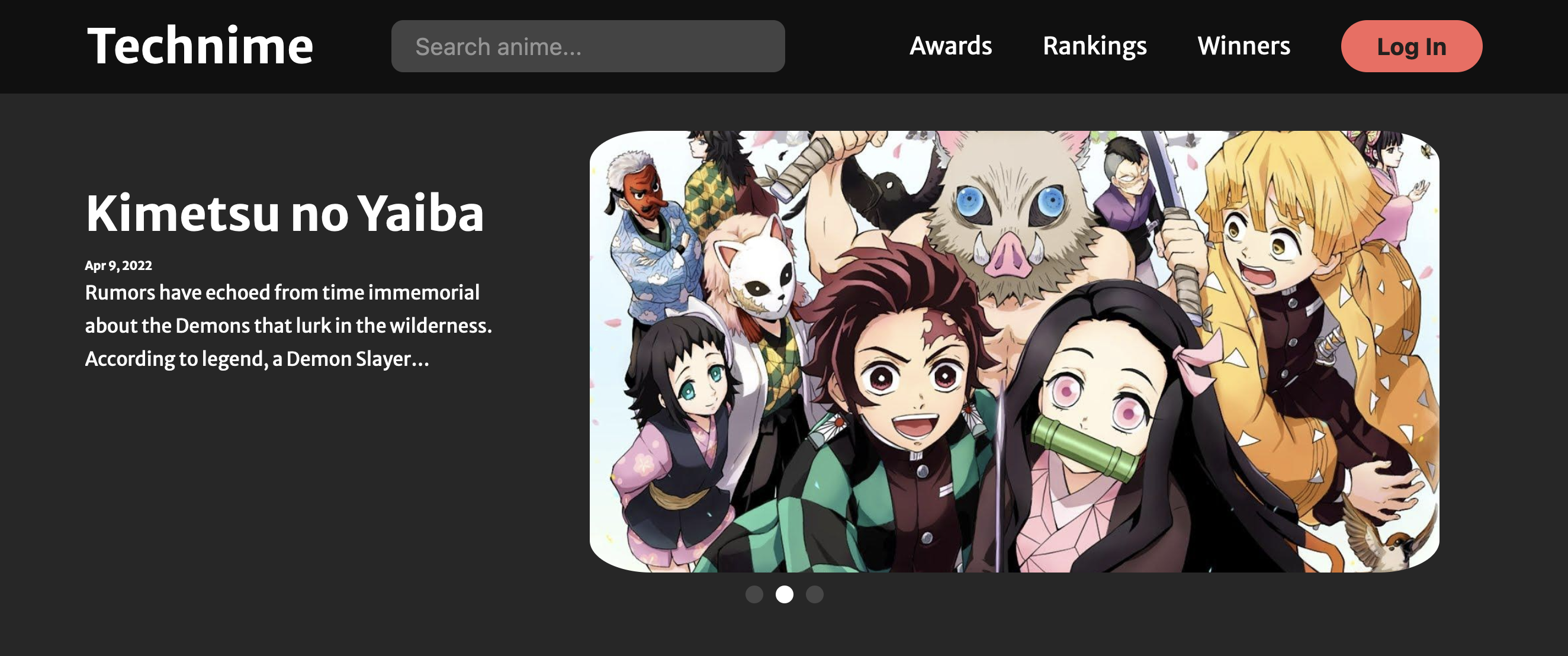 Tech Anime website IMG Preview