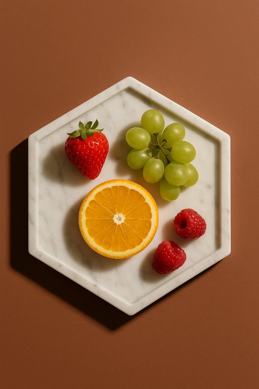 hexagonal plate