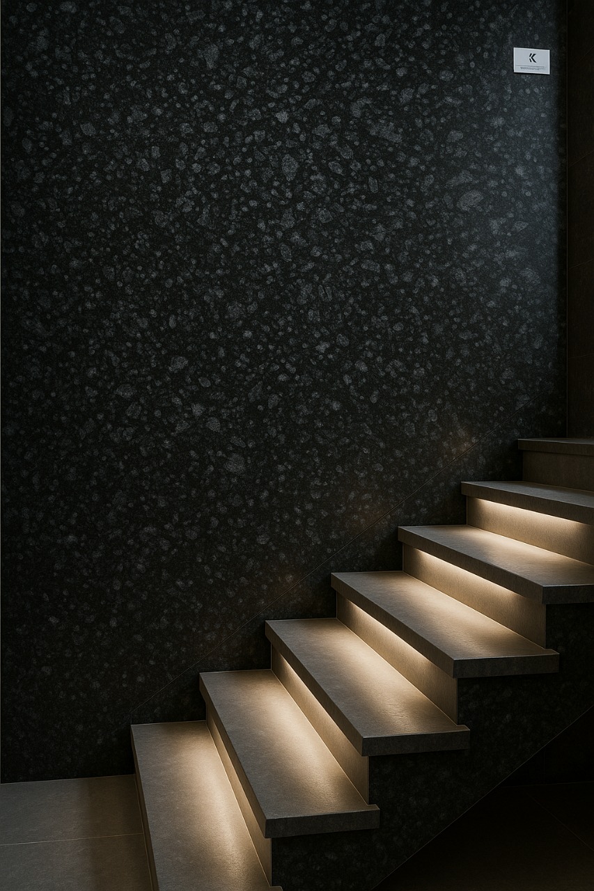 black coin granite