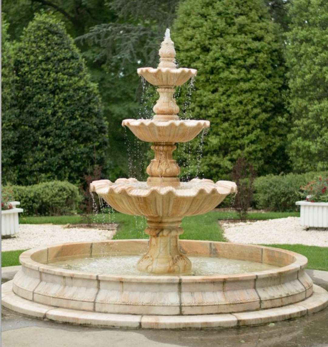 fountain & flooring