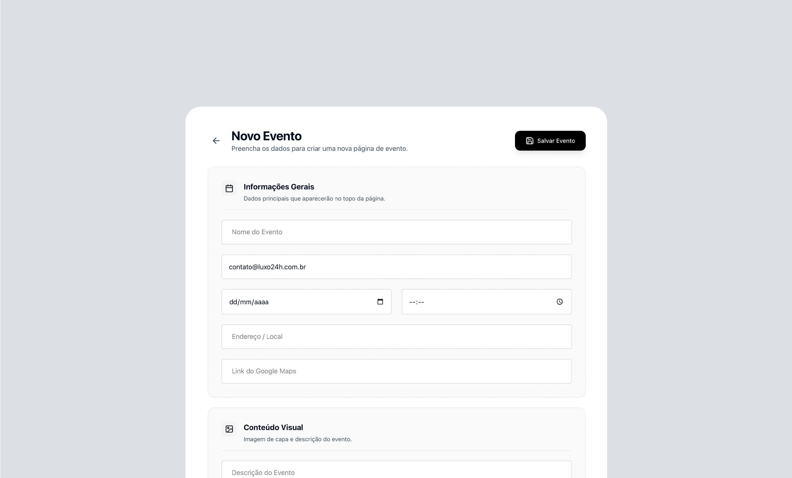 EventosLX | Plataforma SaaS Whitelabel para Gestão de Eventos e Subscrições