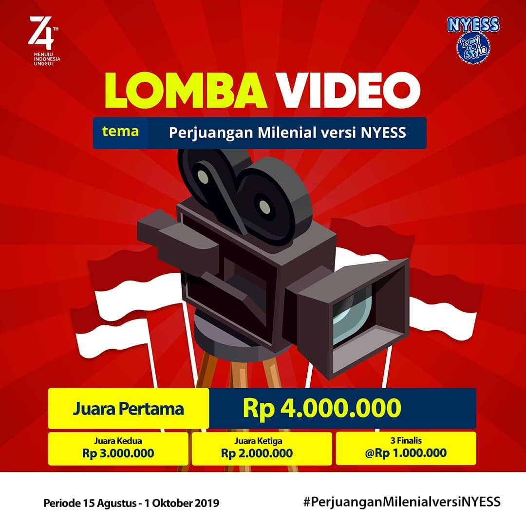 Lomba Video Kreatif #PerjuanganMilenialversiNYESS