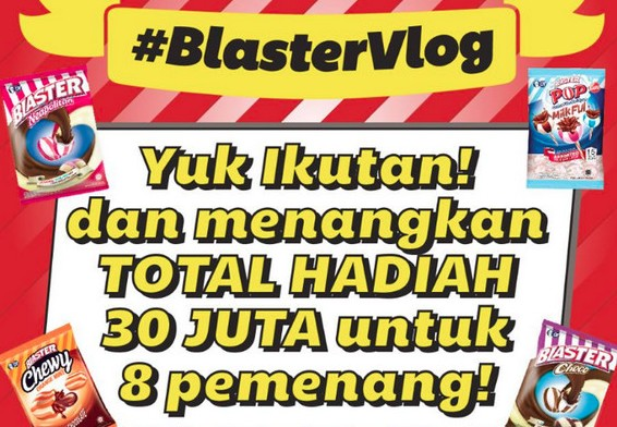 Blaster Vlog dengan Hadiah 30 juta 