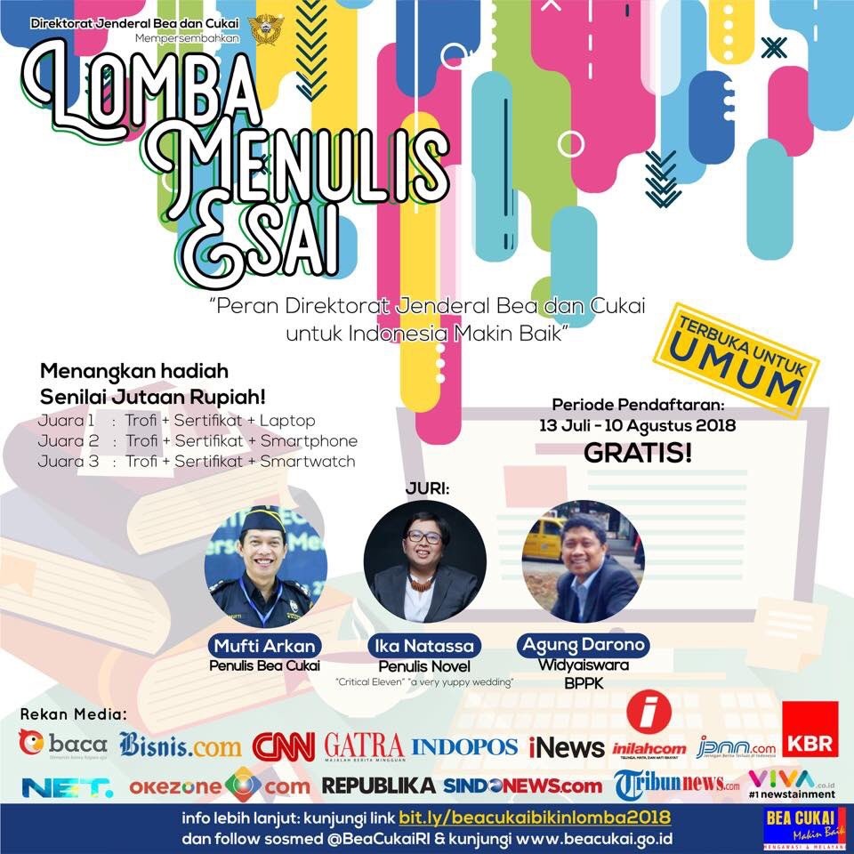 Lomba Menulis Esai Bea Cukai