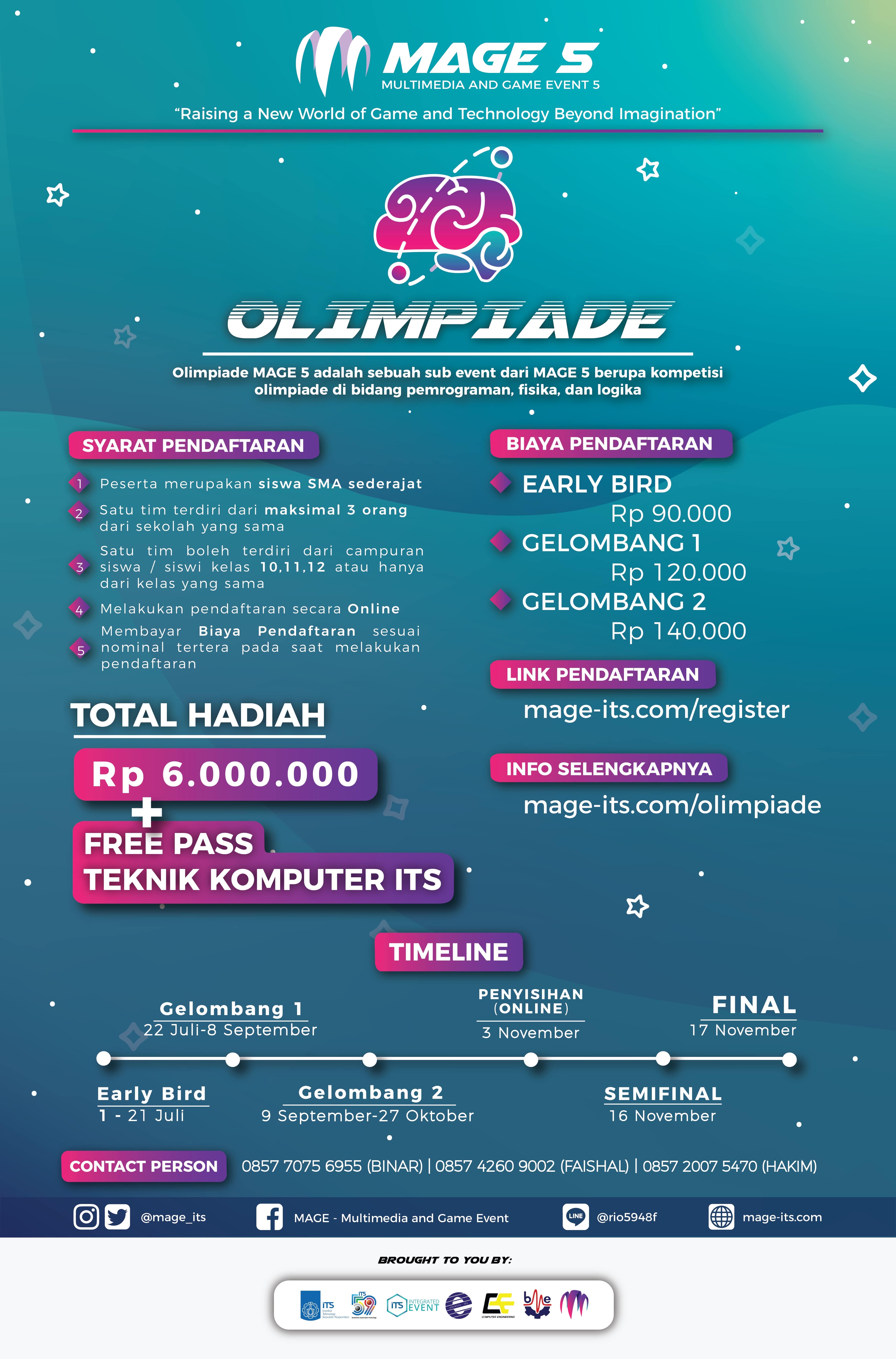 Olimpiade MAGE 5 - Multimedia and Game Event