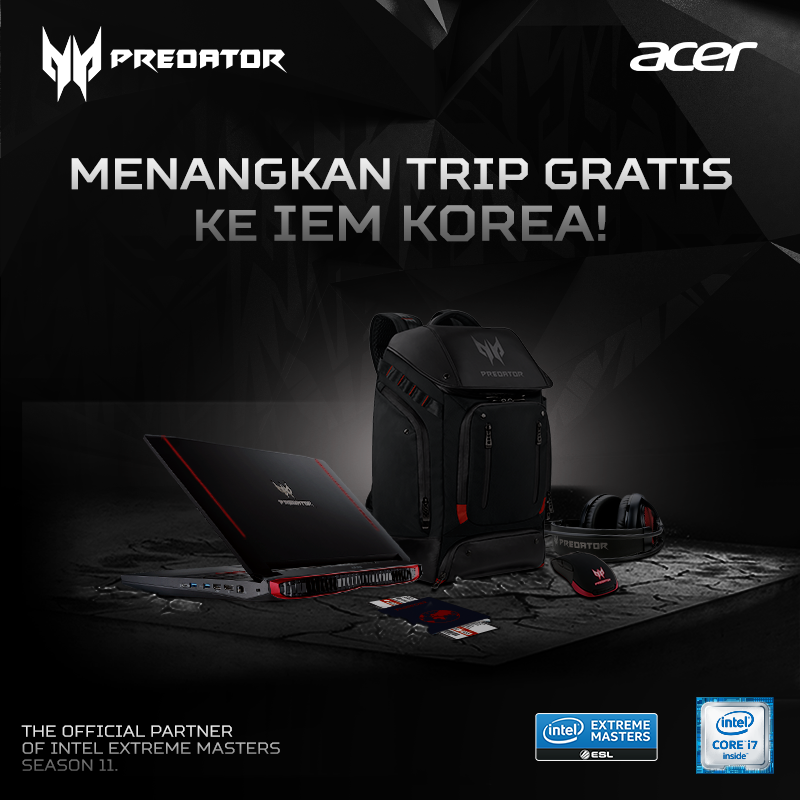 Menangkan Trip Gratis ke IEM Korea bersama Acer Predator