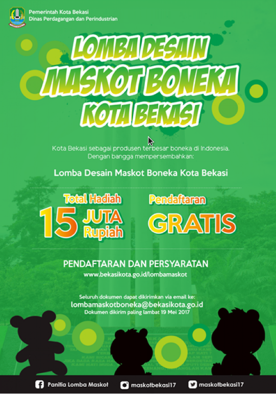 Lomba Desain Maskot Boneka Kota Bekasi