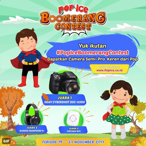 PopIce Boomerang Contest