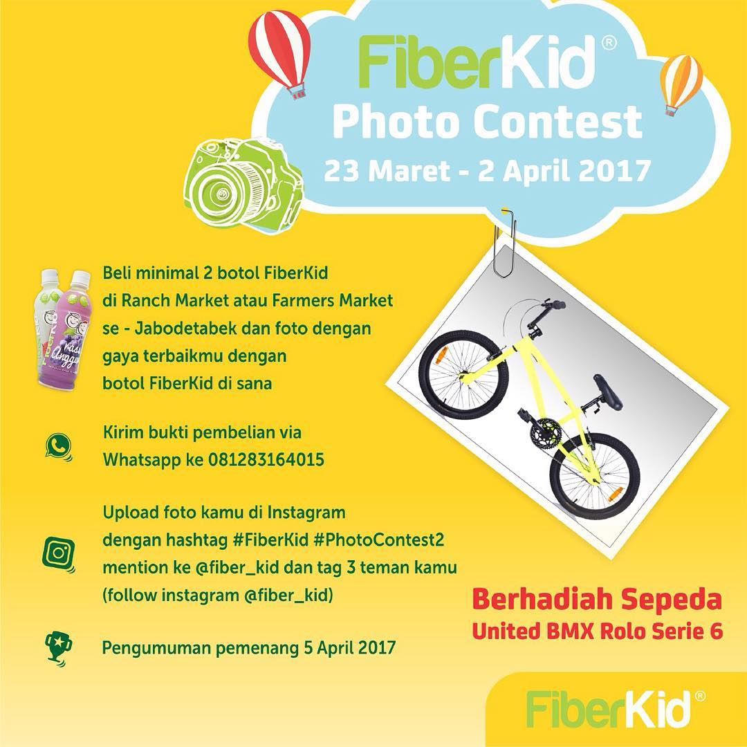 FiberKid Photo Contest Berhadiah Sepeda United BMX Rolo Serie 6