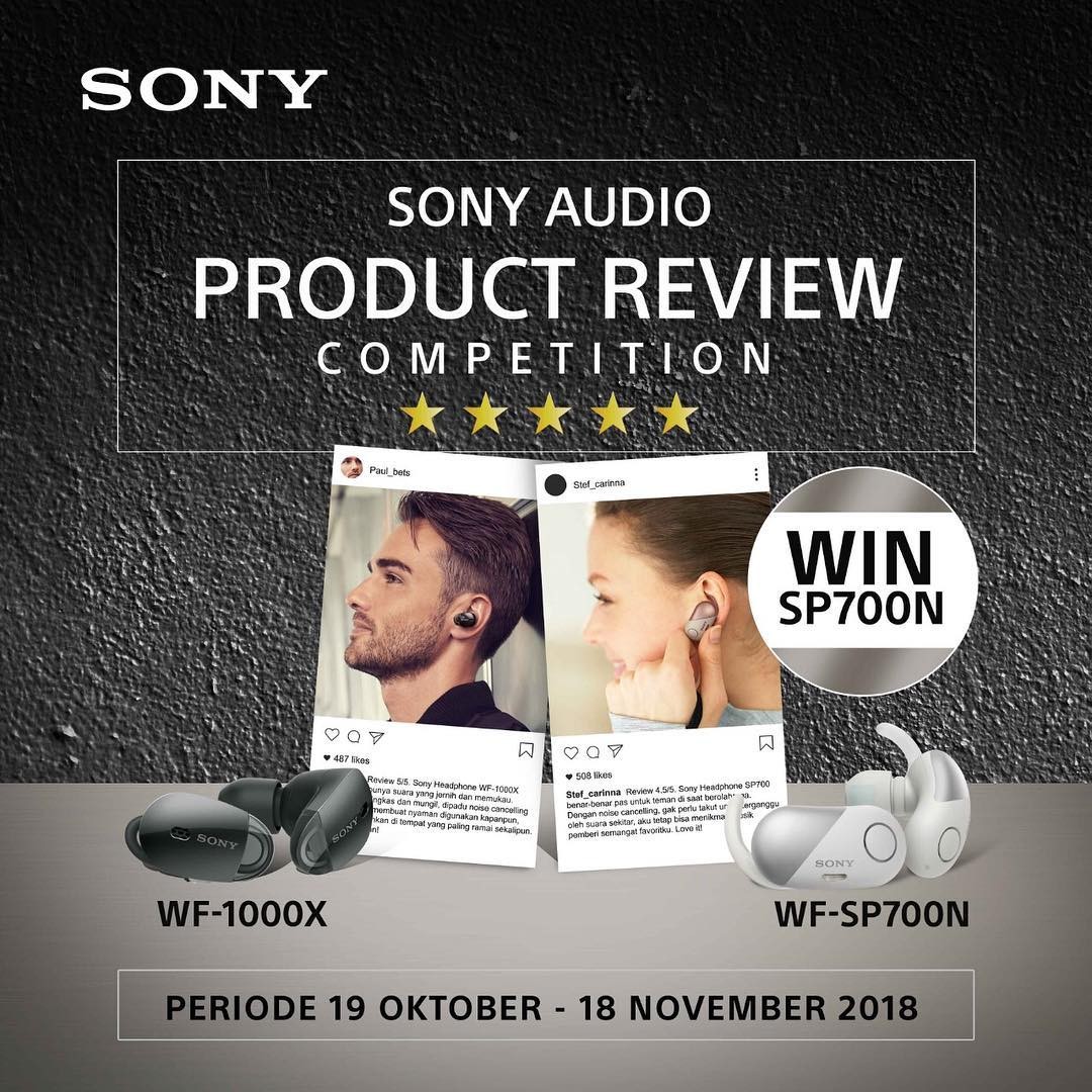 Kompetisi Review Produk Sony Audio