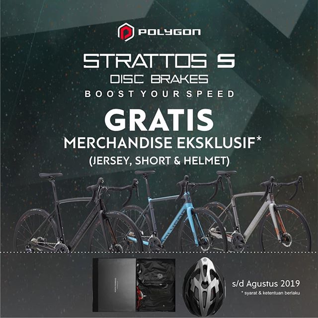 Beli Polygon Strattos S Disc Brakes Bisa Dapat Mechandise Ekslusif