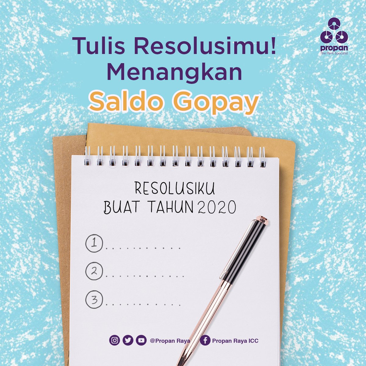 Tulis Resolusimu tahun 2020 dan Menangkan Saldo GoPay