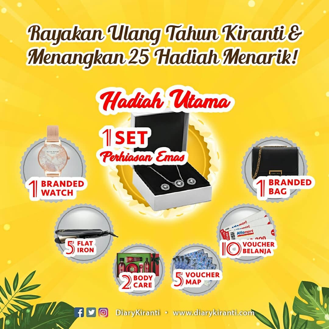 Hadiah Menarik Dalam Photo Contest 25 Tahun Kiranti