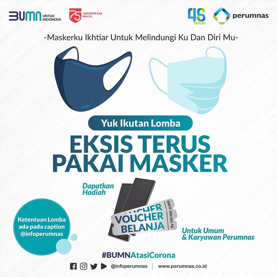 Kompetisi Instagram Eksis Terus Pakai Masker