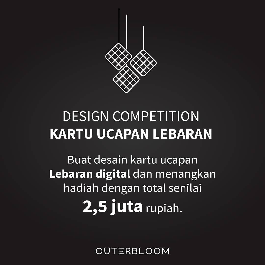 Kompetisi Desain Kartu Lebaran dari  Puterbloom Florist