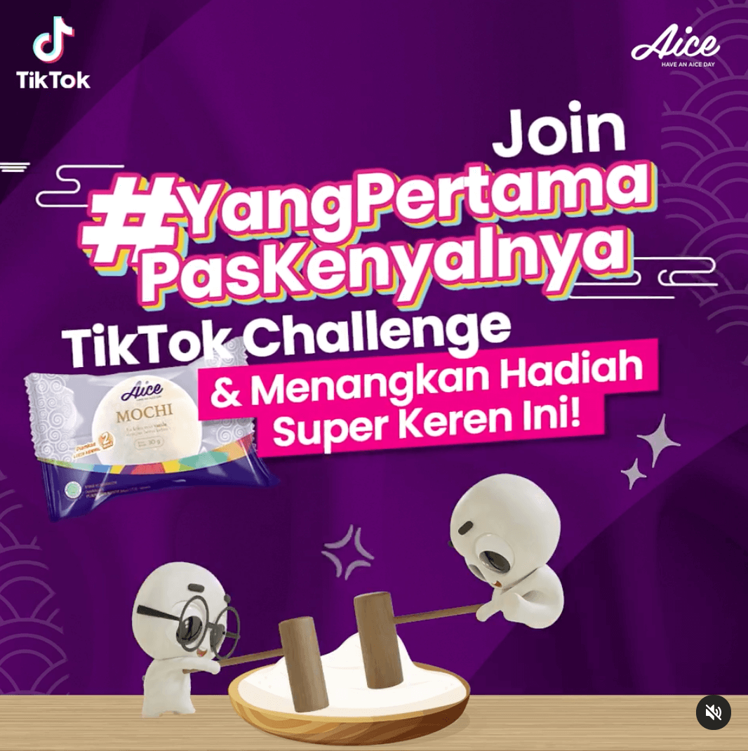 TikTok Challenge dari Aice Indonesia