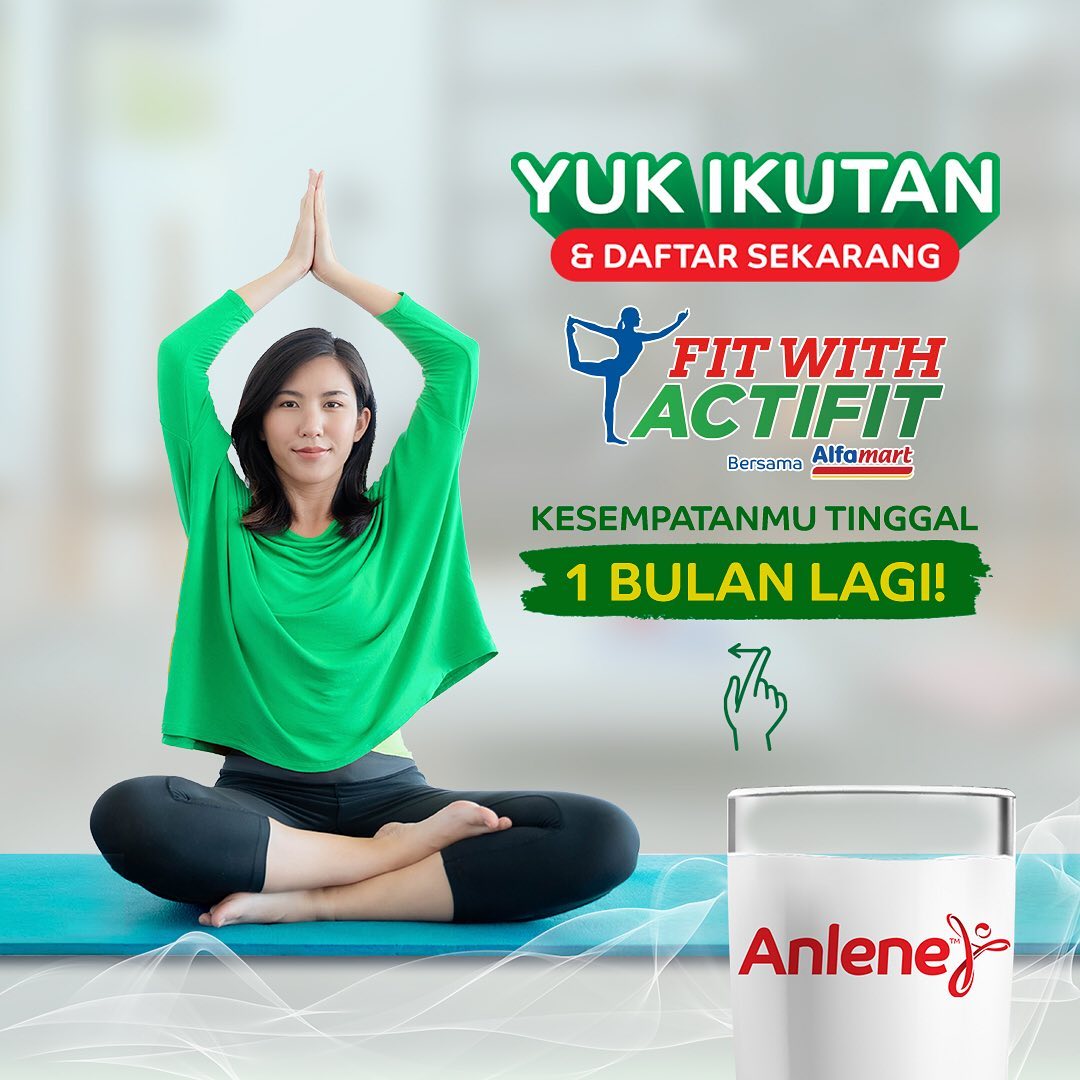 Fit With Actifit Challenge dari Anlene