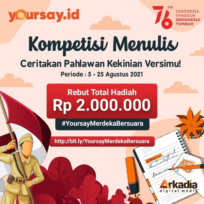 Kompetisi Menulis dari Yoursay.id