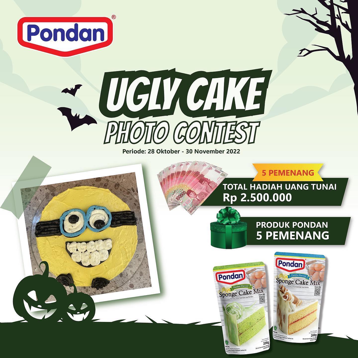 Ugly Cake Photo Contest dari Pondan