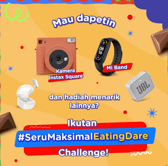 SeruMaksimalEatingDare Challenge dari Silverqueen