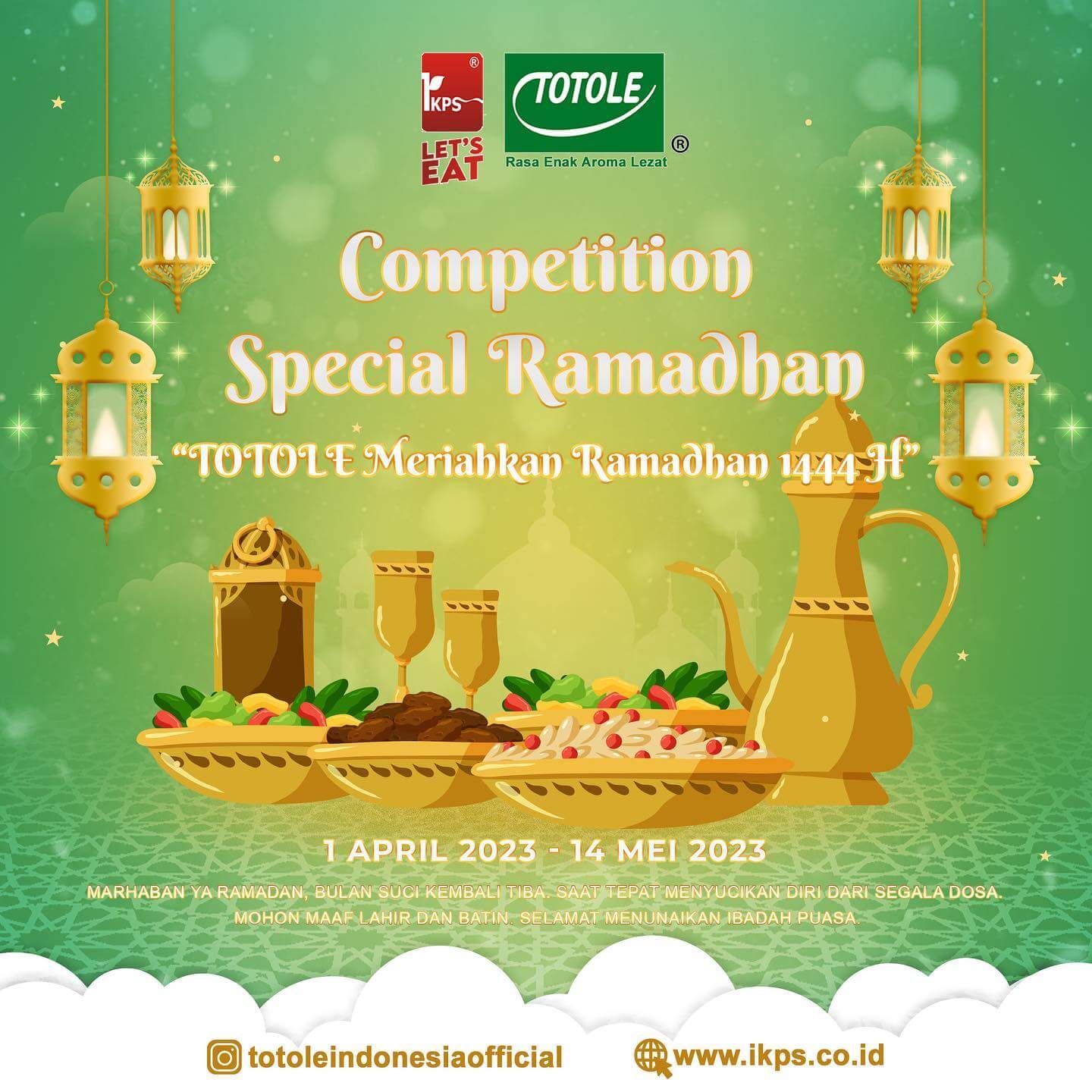 Kompetisi Masak bersama TOTOLE Untuk Meriahkan Ramadhan 1444H