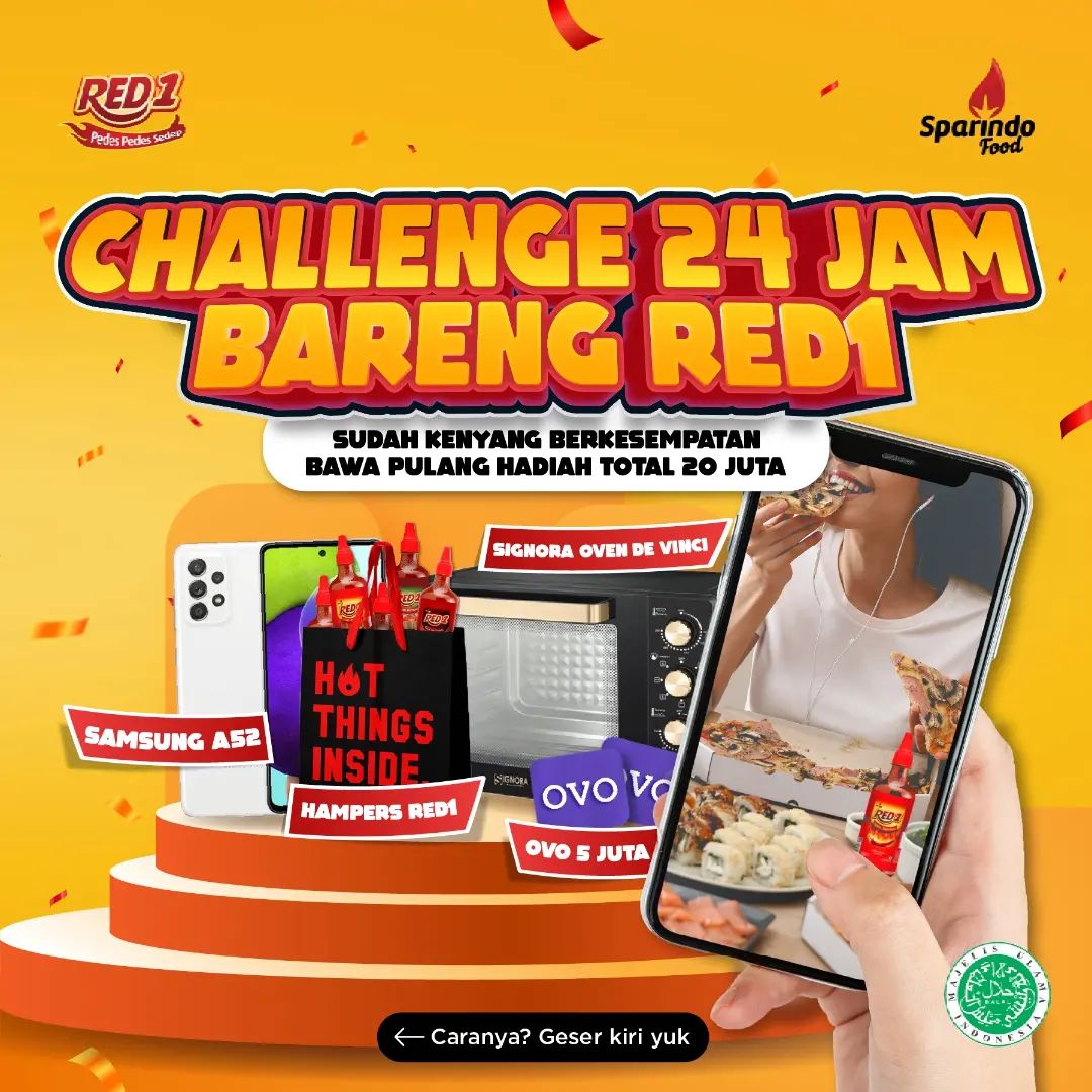 Kompetisi Instagram Reels Challenge 24 Jam Bareng Red1