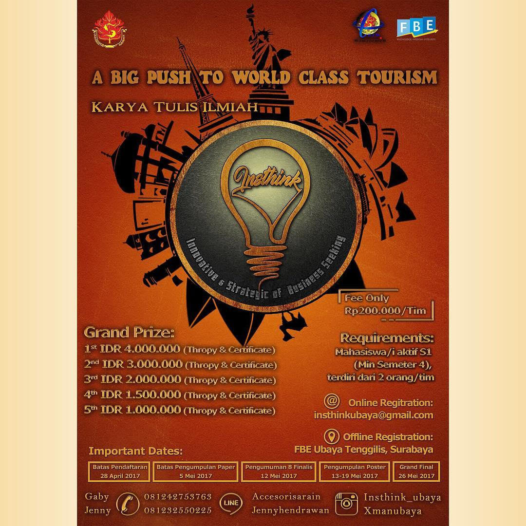 Lomba Karya Tulis Ilmiah Innovative  Strategic of Business Seeking