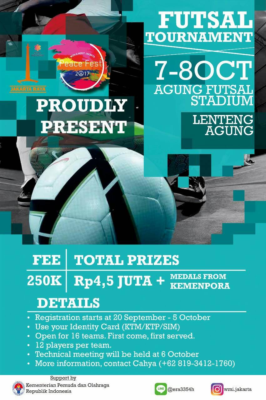 Futsal Turnament Competition  Peace Fest 2017