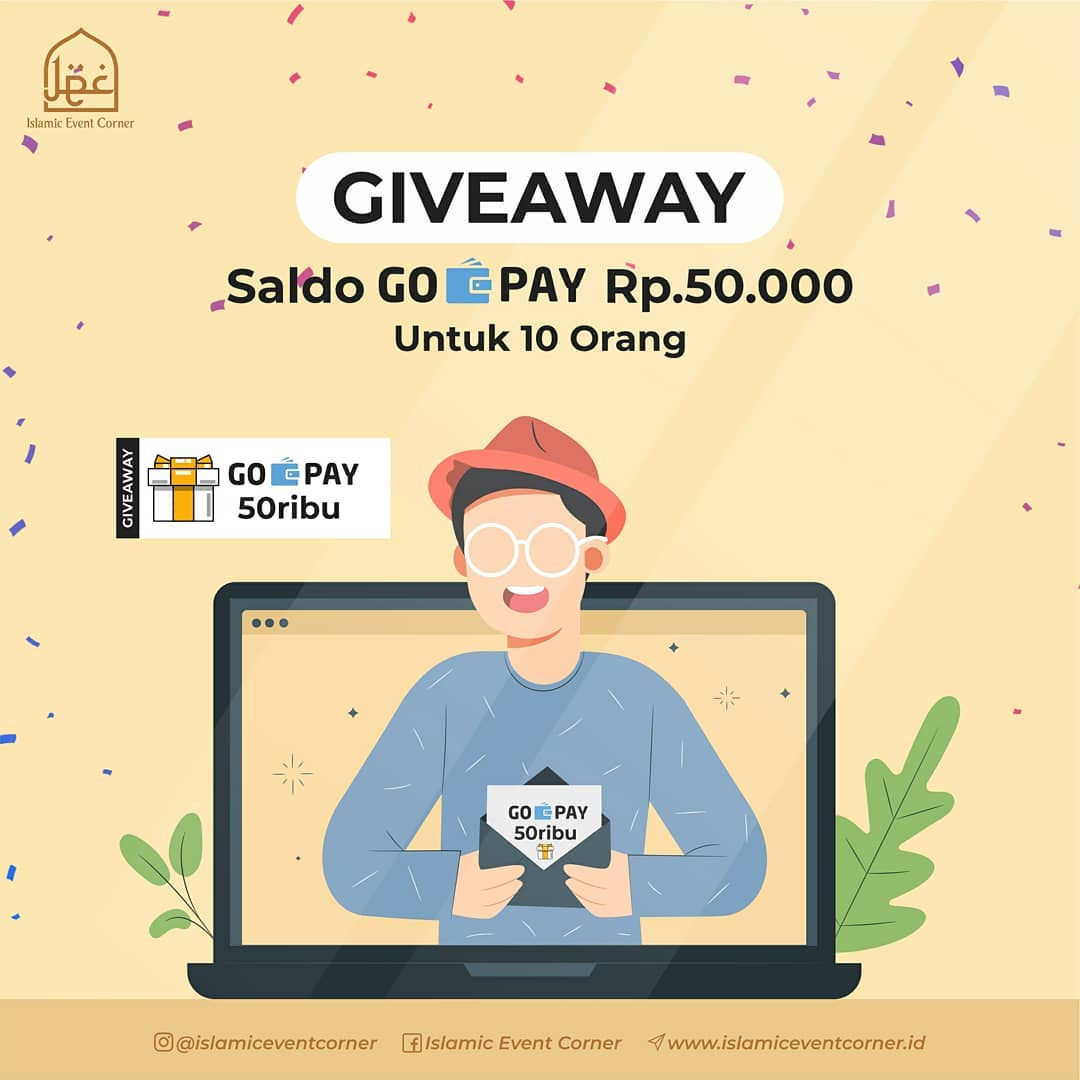 Giveaway GoPay dari Islamic Event Corner