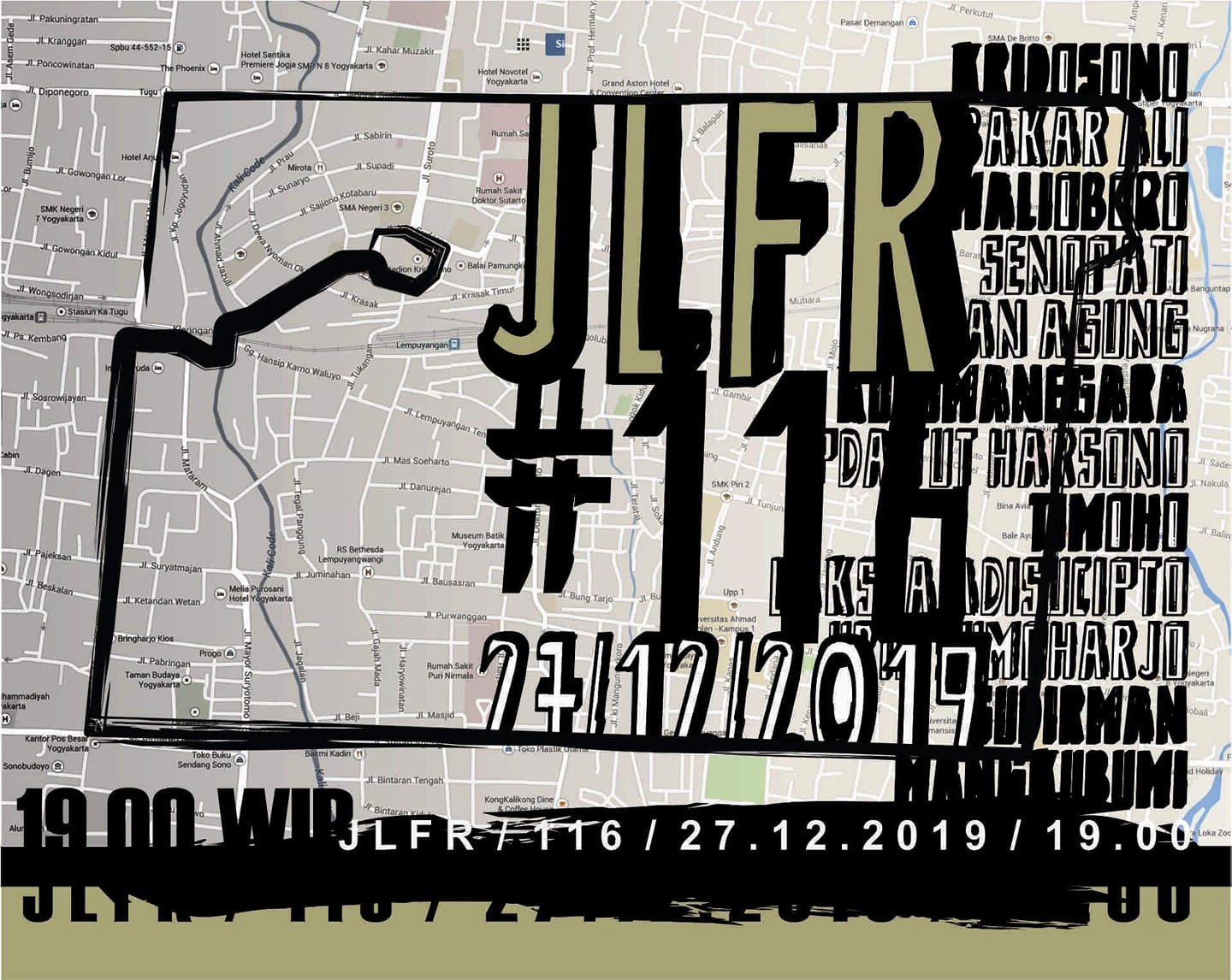 JLFR 116 pada 27 Desember 2019