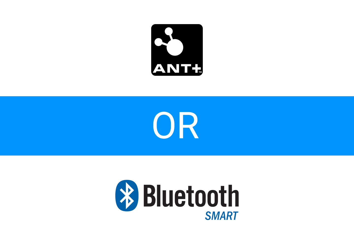 Pilih Koneksi ANT+ atau Bluetooth Smart