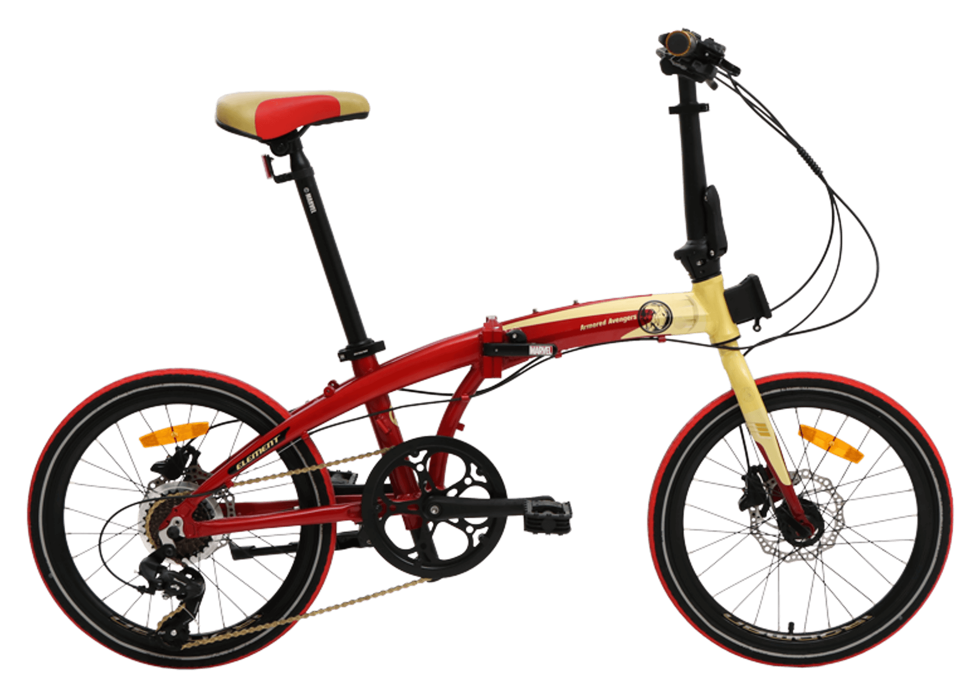  Element  Folding  Bike  Ecosmo Iron Man Edition Mau Gowes