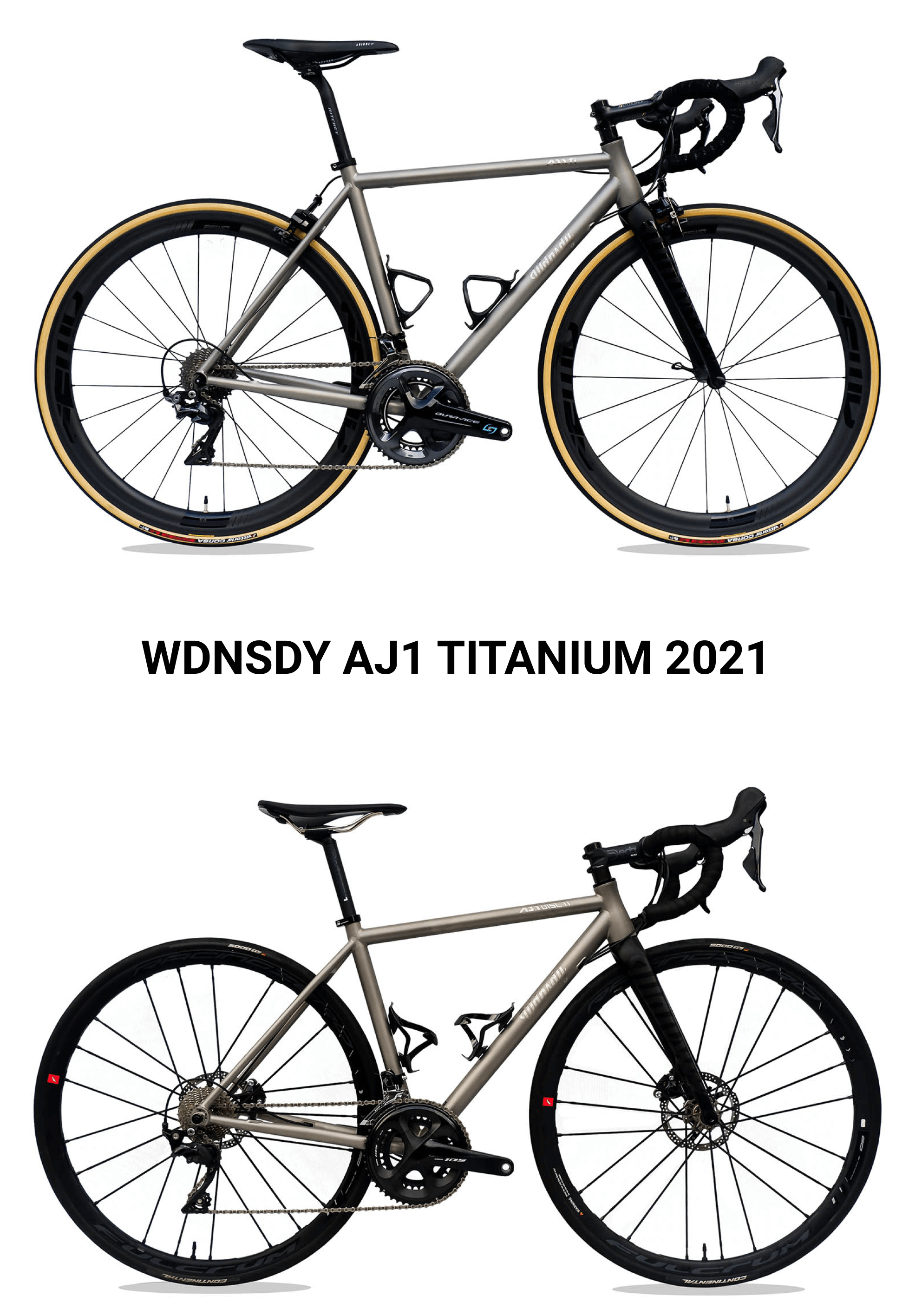 Sepeda AJ1 Titanium dari WDNSDY untuk tahun 2021