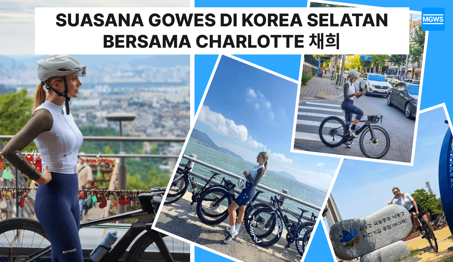 Suasana Gowes di Korea Selatan bersama Charlotte 채희