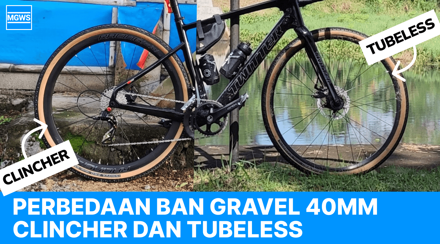 Perbedaan Ban Gravel 40mm Clincher dan Tubeless