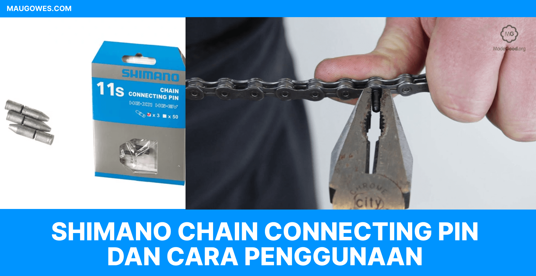 Cara Menggunakan Shimano Chain Connecting Pin