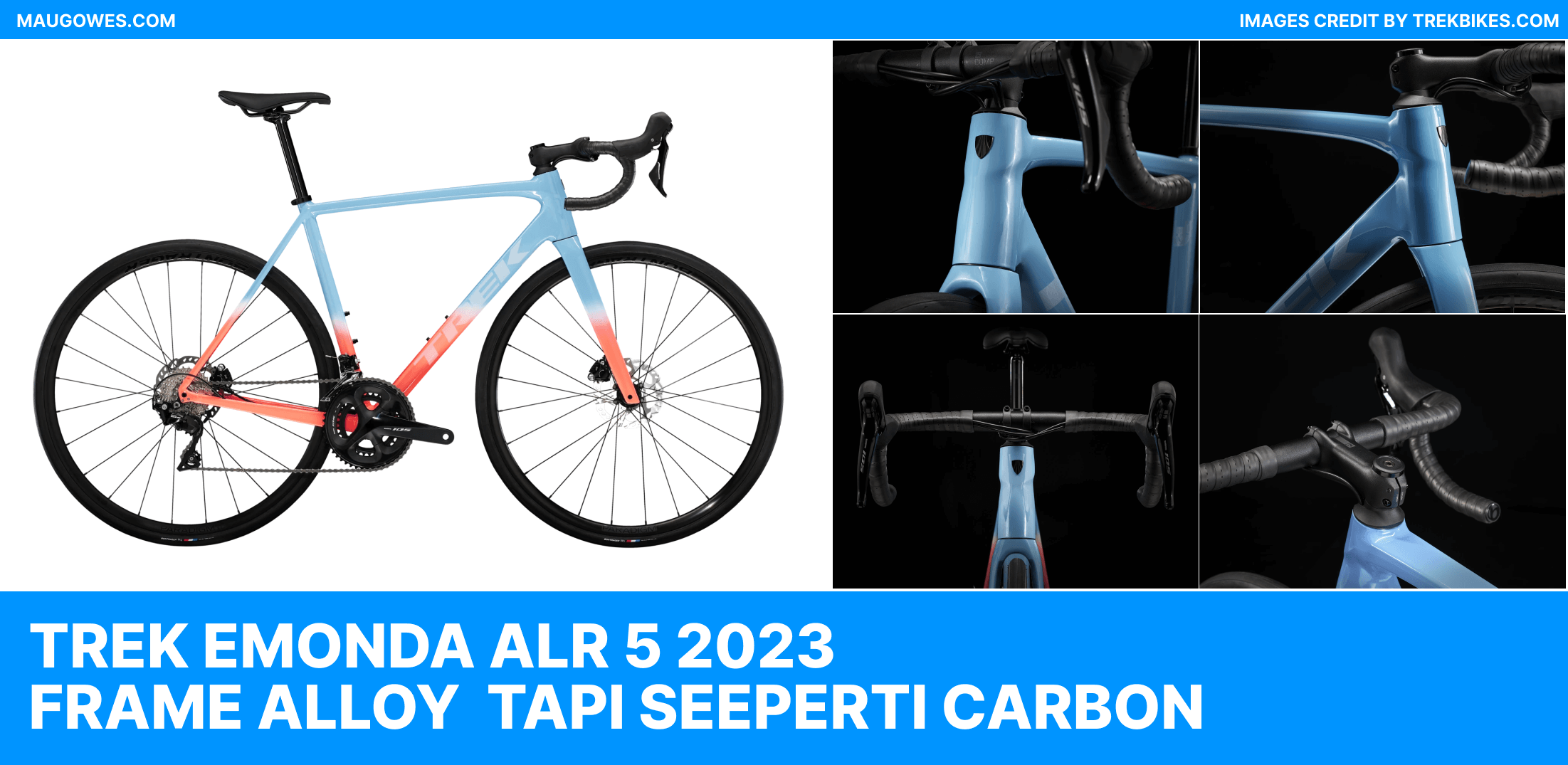 Trek Emonda ALR 5 2023 Frame Alloy Tapi Seperti Carbon