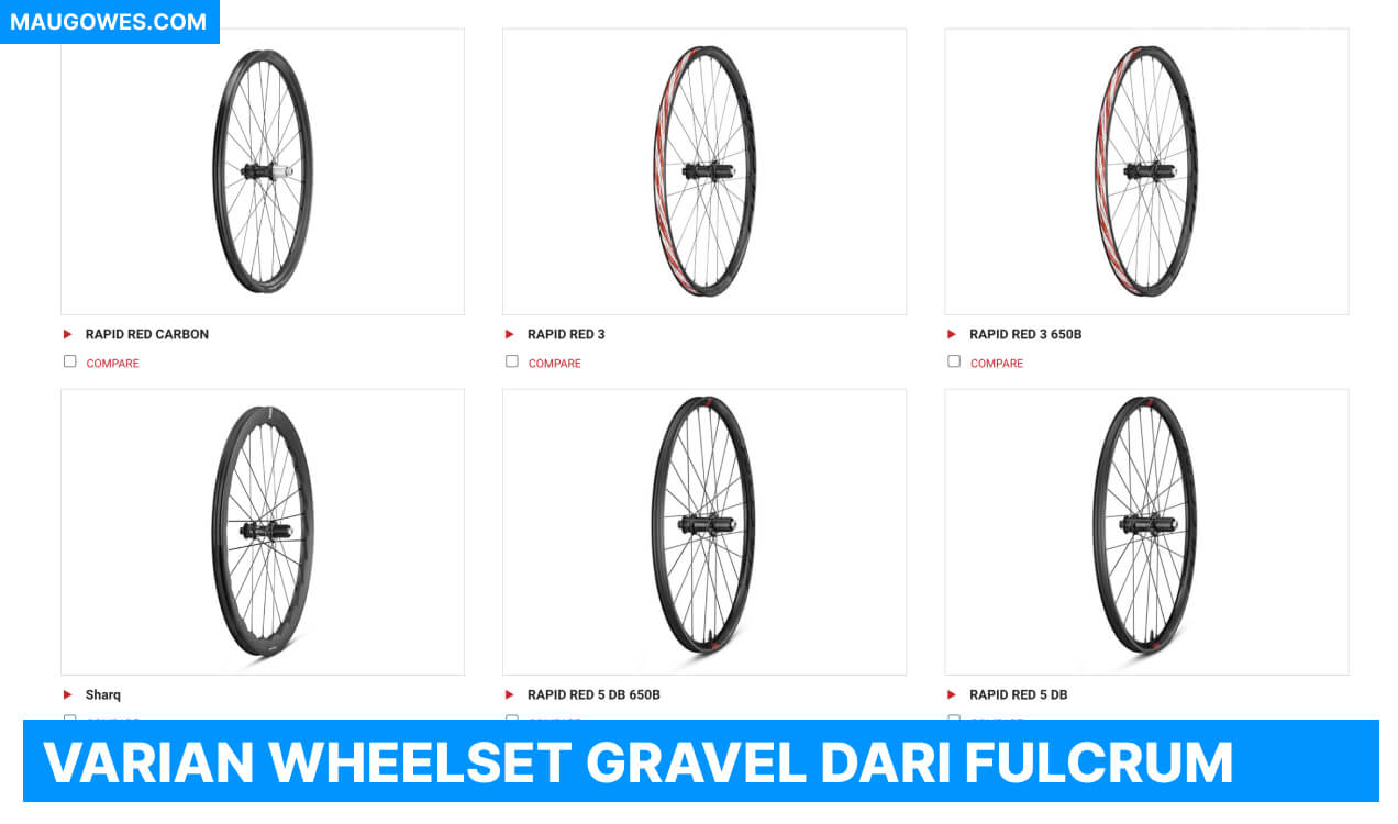 Wheelset Gravel dari Fulcrum