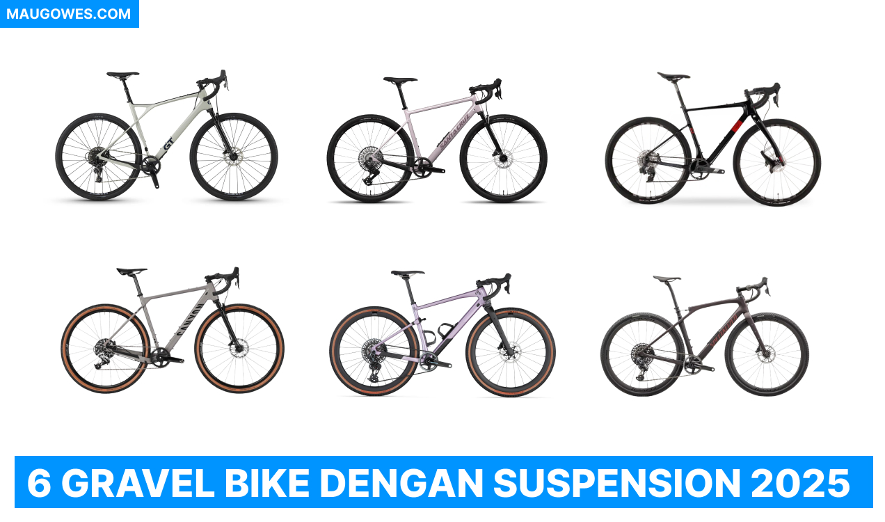 6 Gravel Bike Dengan Suspensi untuk tahun 2025