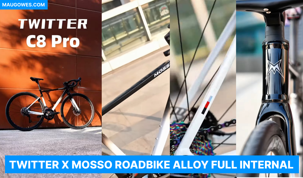 C8 Pro Roadbike Alloy Full Internal Kolaborasi Twitter Bike dan Mosso