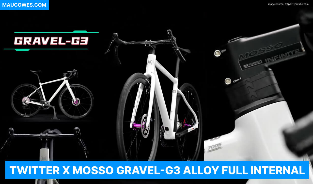 Twitter X Mosso Collaboration Gravel-G3 Sepeda Gravel dan All Terrain Kolaborasi 2 Brand Tiongkok