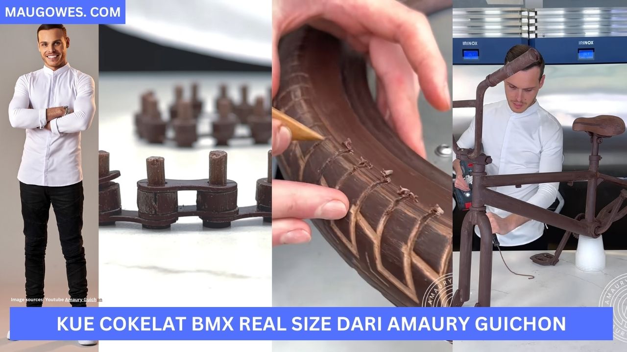Amaury Guichon Membuat Kue Sepeda BMX life Size Yang Bisa Digerakan