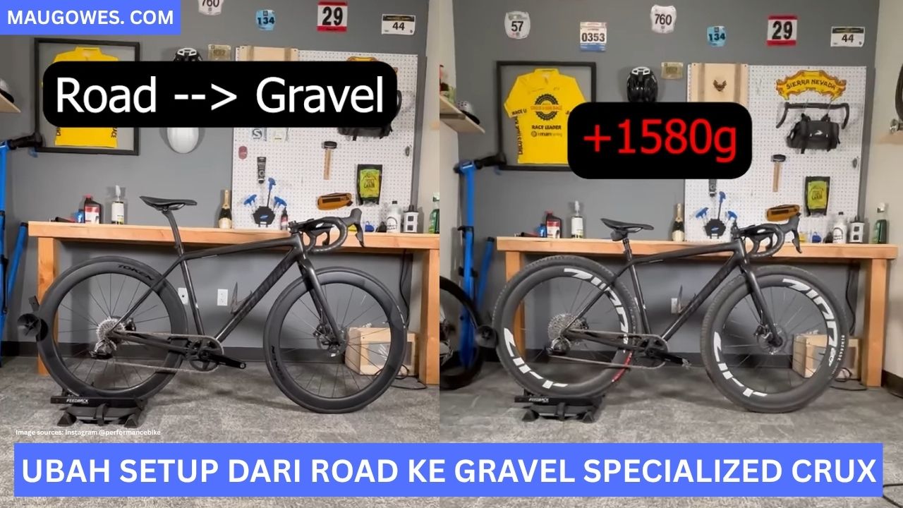 Ubah Setup Road ke Gravel di Specialized Crux Berikut Adalah Hasilya