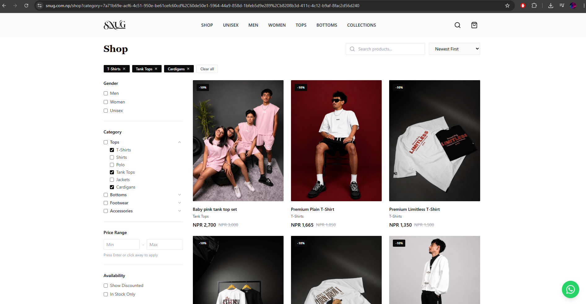 Clothing Store Website — image 1