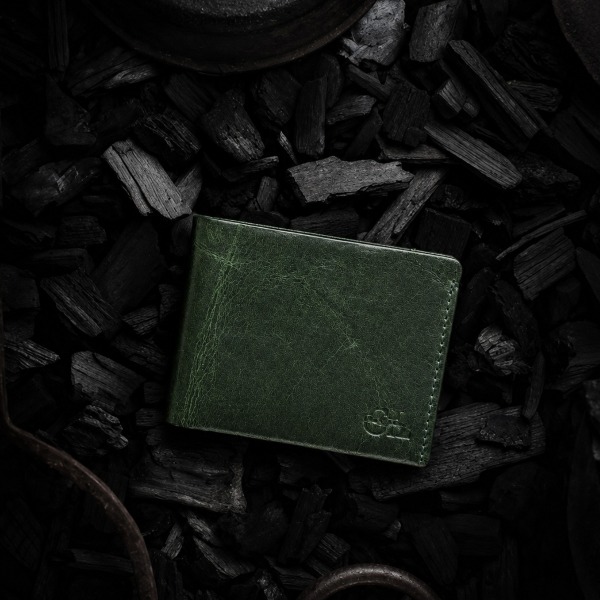 Forest Edge - Crunch leather wallet thumbnail 2 - Belt Purse Store